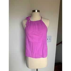 French Connection Tie Shoulder Top